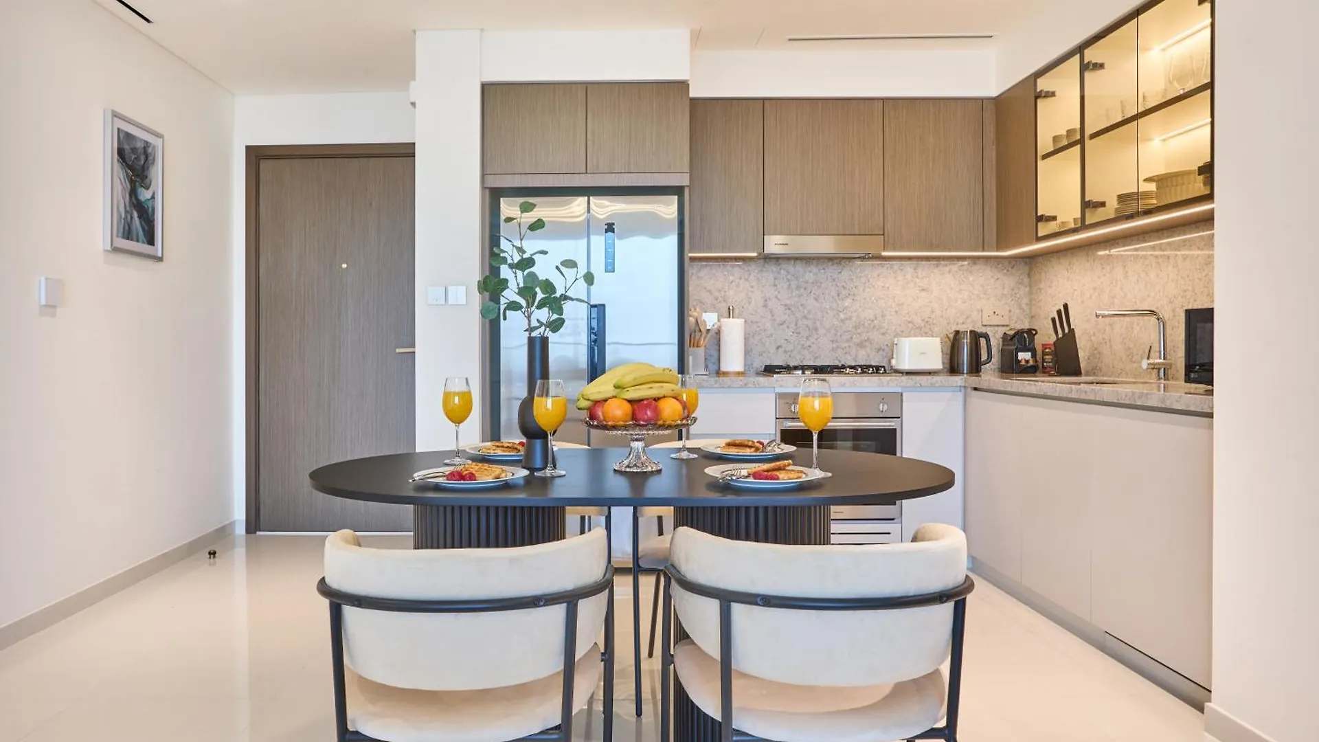 Luxury 2Br Apartment In Grand Bleu Tower At Emaar Beachfront - High Floor With Marina And City View, Private Beach Access By Stayfinity Dubai